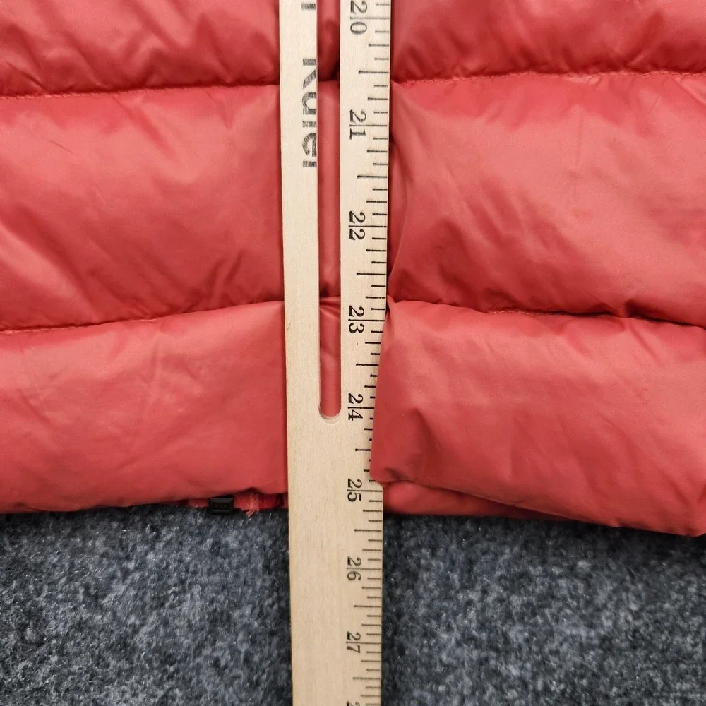 Eddie Bauer Down Vest Womens Large Pink‎ EB650 Quilted Puffer Lightweight Zip